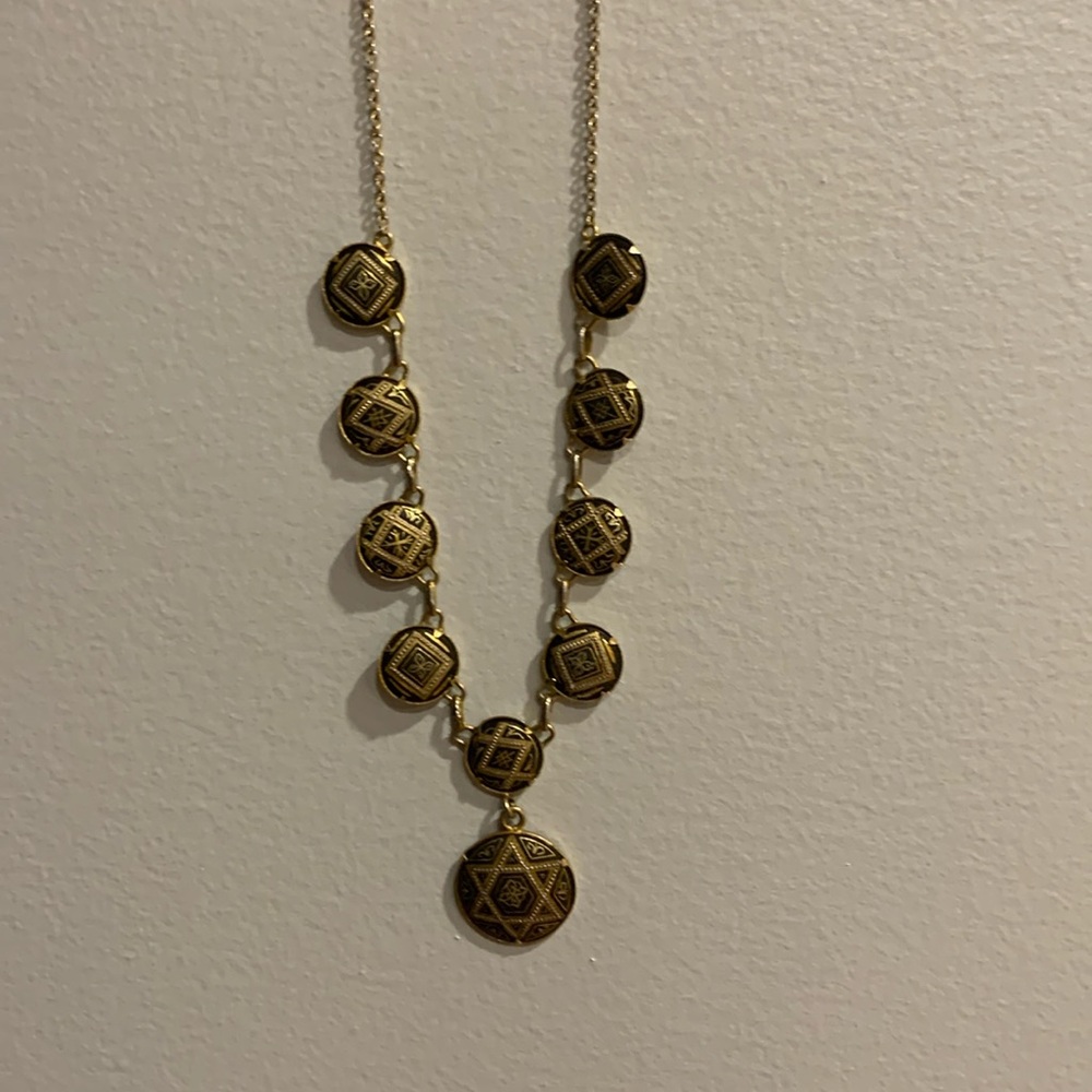 Beautiful Rare Spanish Damascene Necklace